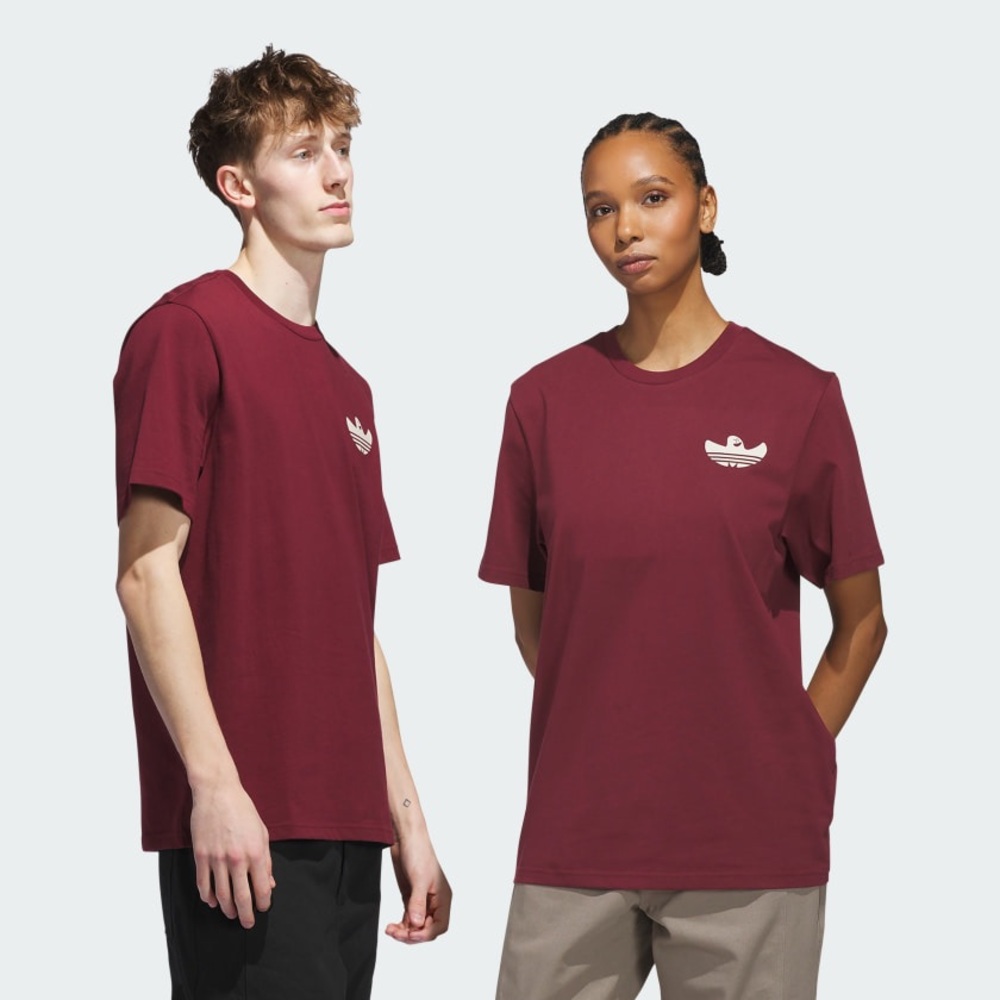 Adidas SHMOOFOIL GONZ SPEEDY TEE Burgundy
